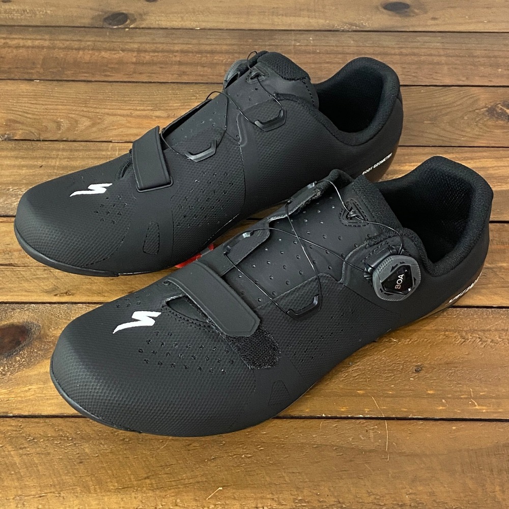 Specialized Torch 2.0 Road Cycling Shoes Black BOA Carbon Sole Mens 11.5 EU 45